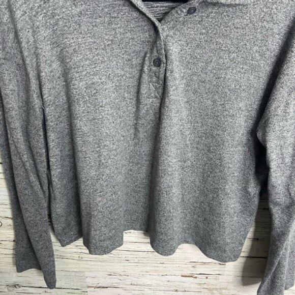 Z Supply Gray Crew Neck Sweater - Picture 4 of 8